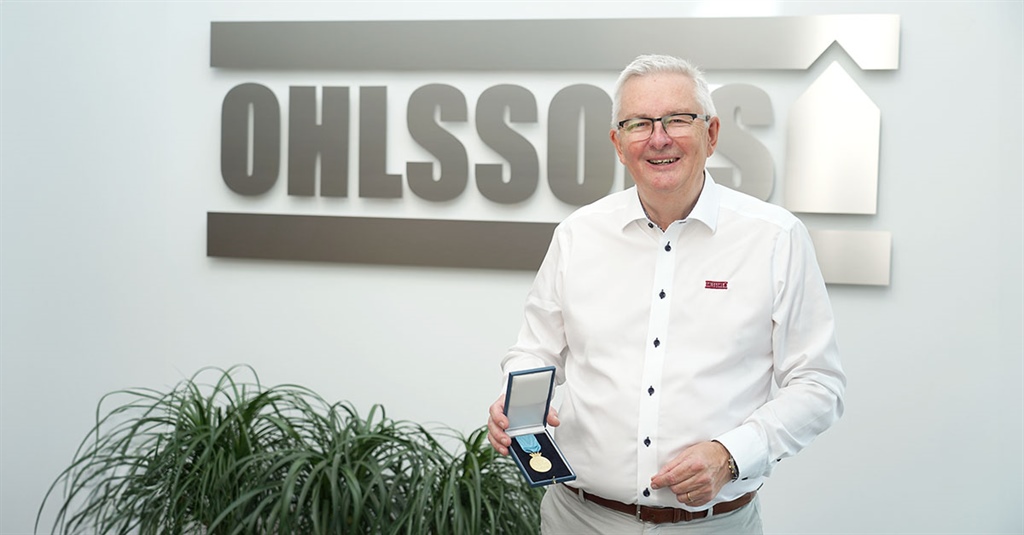 Landskrona Stads hedersmedalj 2025 tilldelas Ohlssonsgruppens Christer Ohlsson